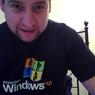 Lukáš Zapletal natočený webkamerou v notebooku ThinkPad X100e