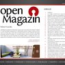 Titulní strana šestého letošního openMagazinu