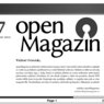 openMagazin v Kindle