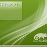 Výchozí vzhled plochy openSUSE 12.1 těsně po instalaci