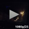 Jízda autem po městě v noci