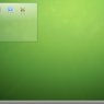 Výchozí vzhled plochy openSUSE 12.2 těsně po instalaci