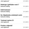 Datovka pro Android – seznam přijatých zpráv