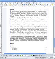 Importovaný text v Scribuse 1.3.5 (Linux)