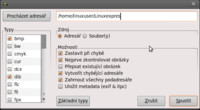 Dialog Provést akci