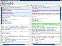 Jak je vidět, hodí se Meld i na porovnávání konfiguračních souborů
