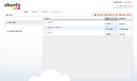 Ubuntu One: Webrozhraní by slušelo více možností