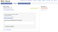 Zoho Recruit – doporučení ohledně kandidáta