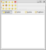Chatovací okno se smajlíky