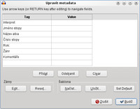 Audacity – MP3 tagy