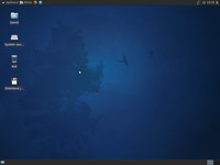 Xubuntu 9.10, které se podobá aktuální verzi, zdroj Xubuntu.cz