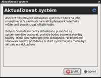 Stačilo by, aby se ve správci aktualizací objevilo tlačítko, určené k spuštění tohoto průvodce