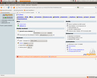 Prostředí phpmyadmin