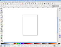 Aplikace Inkscape po spuštění