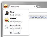 Google Chrome 16 – přepínání uživatelských profilů