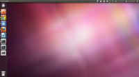 Ubuntu 11.10 Oneiric Ocelot s kontroverzním rozhraním Unity a levým panelem podobným docku z Mac OS X