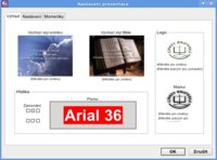 Nastavení písma prezentace